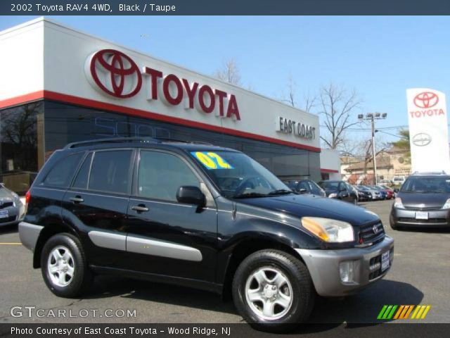 2002 Toyota RAV4 4WD in Black