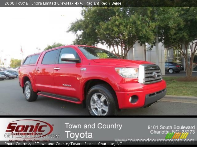 2008 Toyota Tundra Limited CrewMax 4x4 in Radiant Red