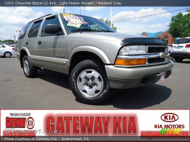 2003 Chevrolet Blazer LS 4x4 in Light Pewter Metallic