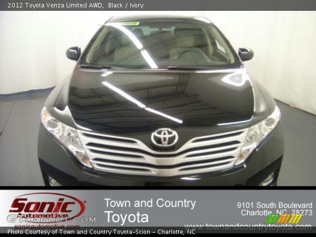 2012 Toyota Venza Limited AWD in Black