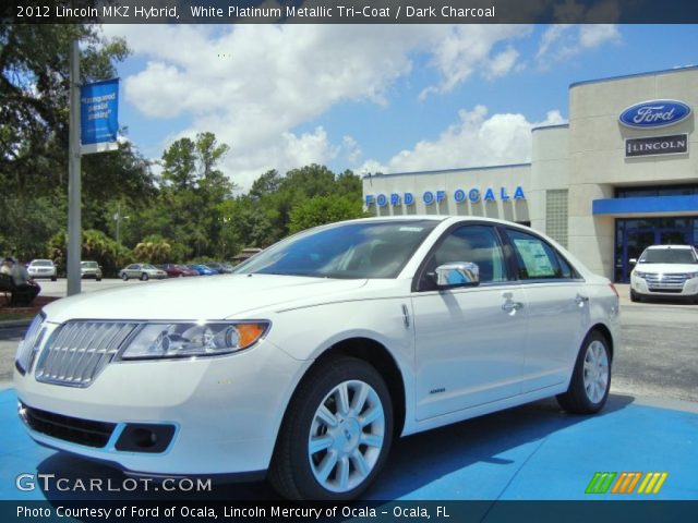 2012 Lincoln MKZ Hybrid in White Platinum Metallic Tri-Coat