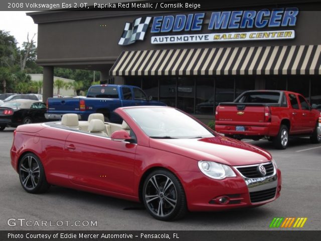 2008 Volkswagen Eos 2.0T in Paprika Red Metallic