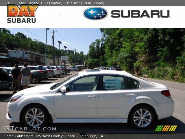 2013 Subaru Legacy 3.6R Limited in Satin White Pearl