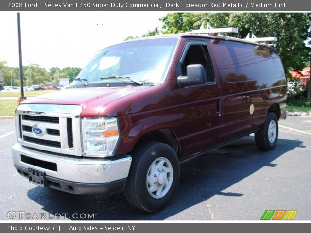 2008 Ford E Series Van E250 Super Duty Commericial in Dark Toreador Red Metallic