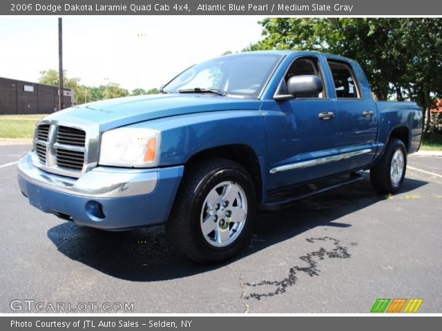 2006 Dodge Dakota Laramie Quad Cab 4x4 in Atlantic Blue Pearl