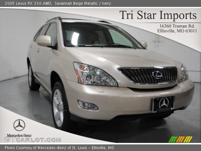 2005 Lexus RX 330 AWD in Savannah Beige Metallic