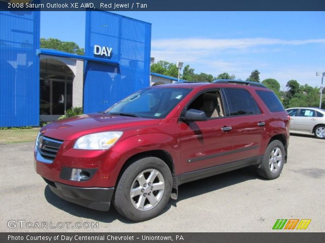 2008 Saturn Outlook XE AWD in Red Jewel