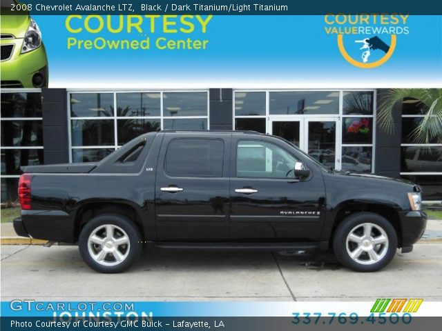 2008 Chevrolet Avalanche LTZ in Black