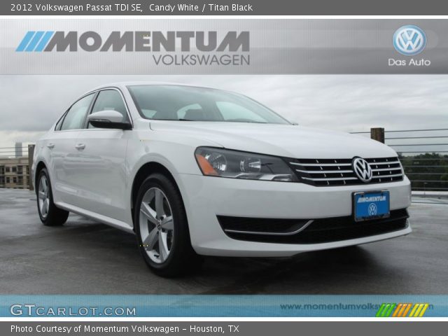 2012 Volkswagen Passat TDI SE in Candy White