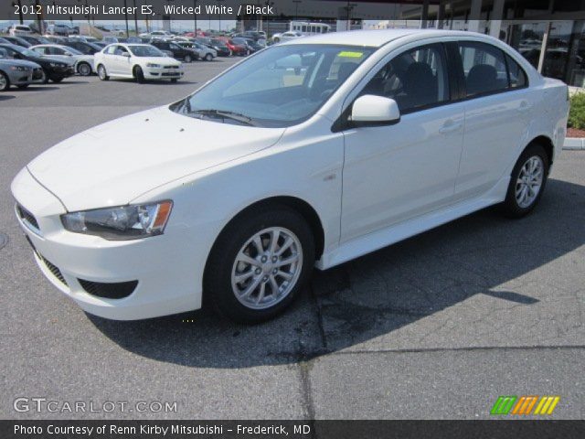 2012 Mitsubishi Lancer ES in Wicked White