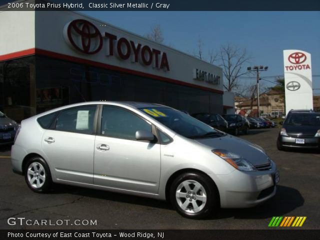 2006 Toyota Prius Hybrid in Classic Silver Metallic