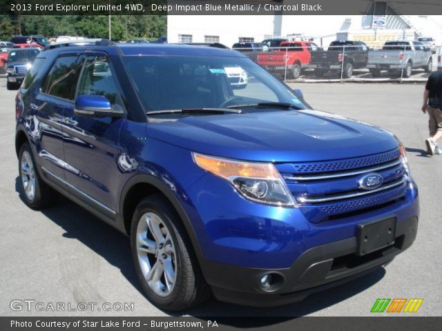 2013 Ford Explorer Limited 4WD in Deep Impact Blue Metallic
