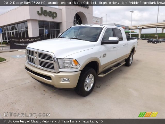 2012 Dodge Ram 2500 HD Laramie Longhorn Mega Cab 4x4 in Bright White