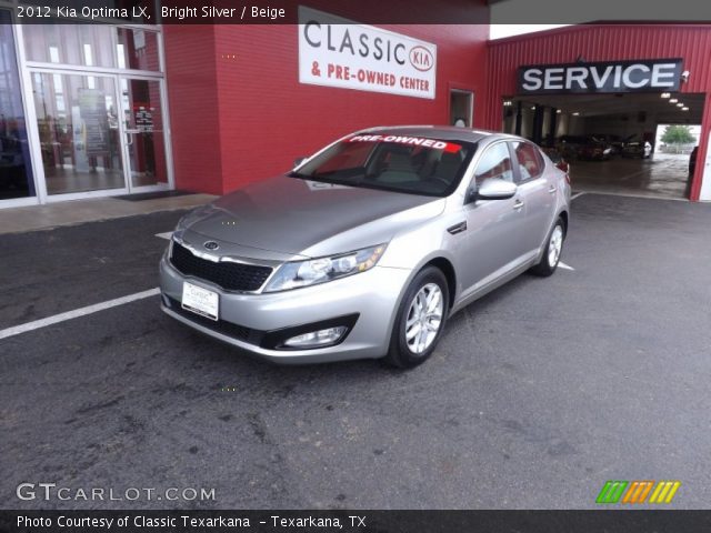 2012 Kia Optima LX in Bright Silver