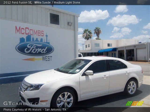 2012 Ford Fusion SE in White Suede