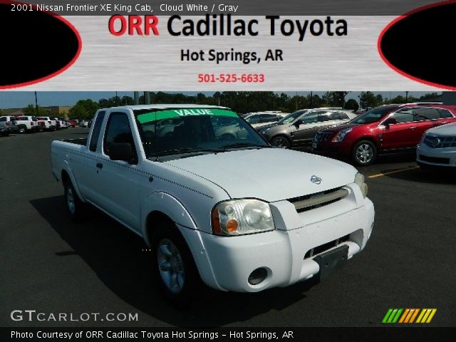 2001 Nissan Frontier XE King Cab in Cloud White