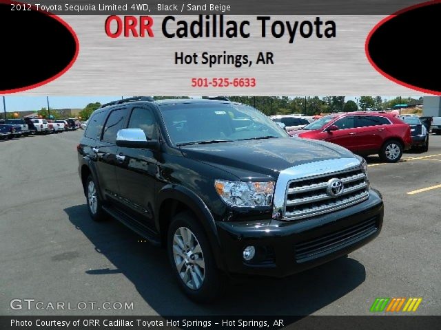 2012 Toyota Sequoia Limited 4WD in Black