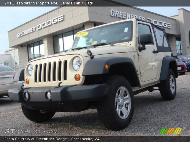 2011 Jeep Wrangler Sport 4x4 in Sahara Tan