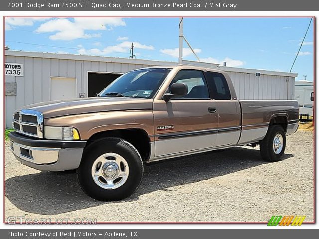 2001 Dodge Ram 2500 SLT Quad Cab in Medium Bronze Pearl Coat
