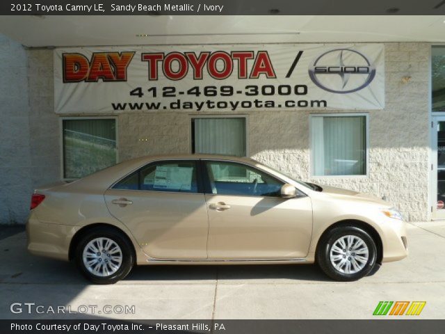 2012 Toyota Camry LE in Sandy Beach Metallic