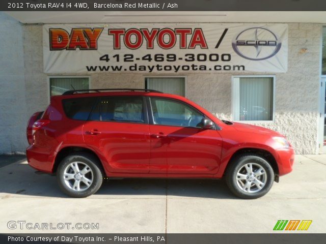 2012 Toyota RAV4 I4 4WD in Barcelona Red Metallic