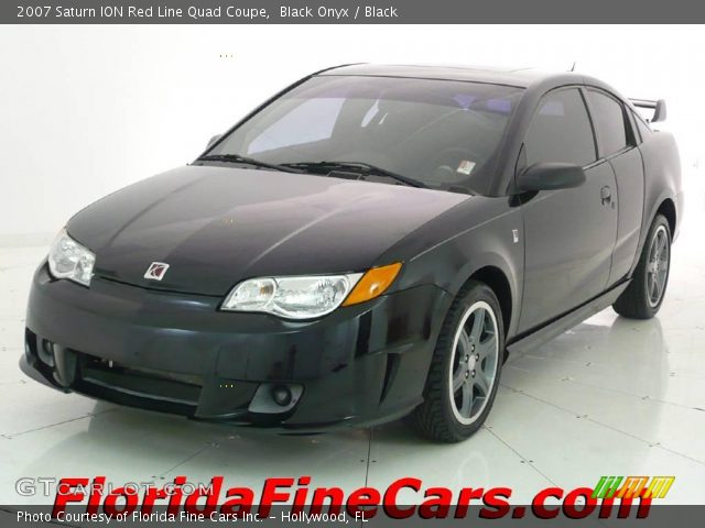 2007 Saturn ION Red Line Quad Coupe in Black Onyx