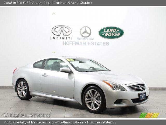2008 Infiniti G 37 Coupe in Liquid Platinum Silver