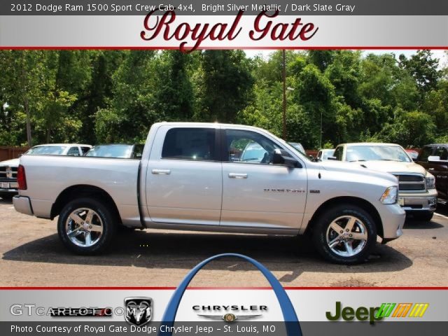 2012 Dodge Ram 1500 Sport Crew Cab 4x4 in Bright Silver Metallic