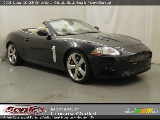2008 Jaguar XK XKR Convertible in Celestial Black Metallic