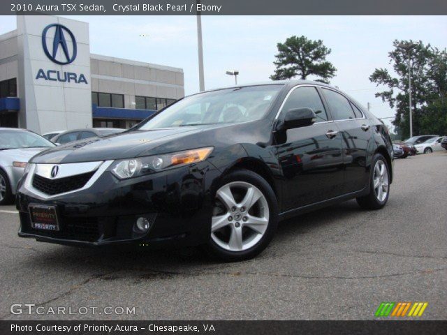 2010 Acura TSX Sedan in Crystal Black Pearl