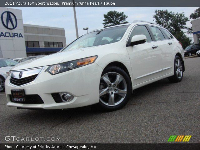 2011 Acura TSX Sport Wagon in Premium White Pearl