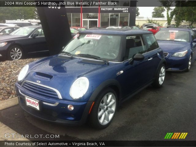 2004 Mini Cooper S Hardtop in Indi Blue Metallic