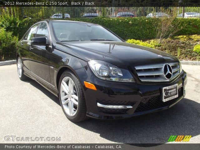 2012 Mercedes-Benz C 250 Sport in Black