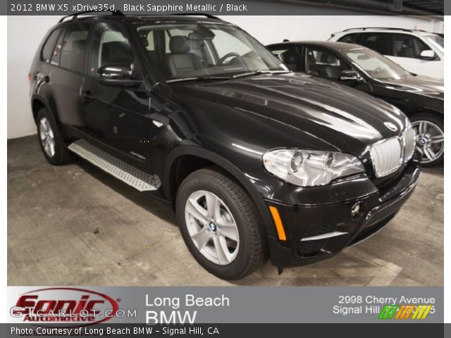 2012 BMW X5 xDrive35d in Black Sapphire Metallic
