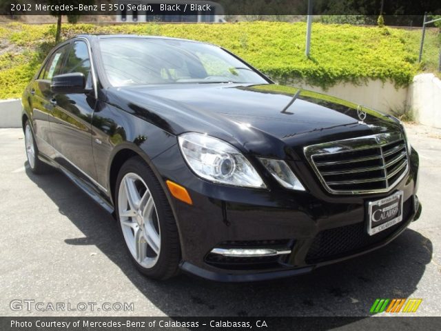 2012 Mercedes-Benz E 350 Sedan in Black