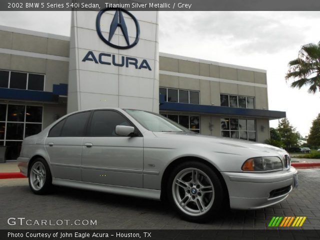 2002 BMW 5 Series 540i Sedan in Titanium Silver Metallic