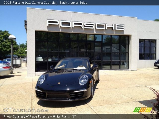 2013 Porsche 911 Carrera Cabriolet in Black