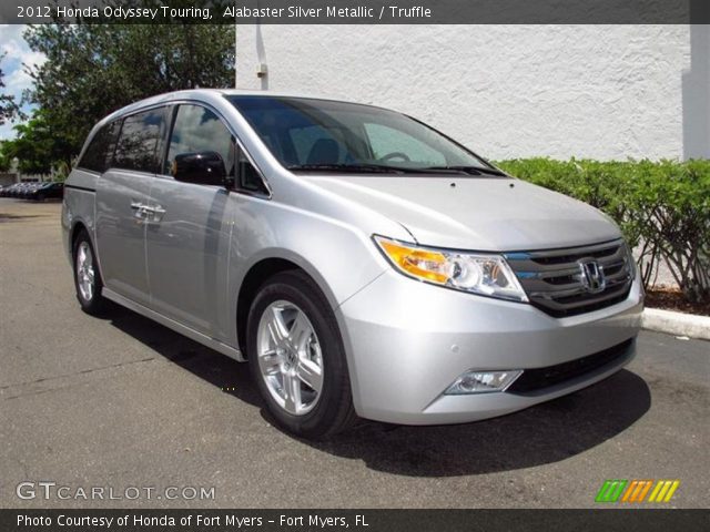 2012 Honda Odyssey Touring in Alabaster Silver Metallic