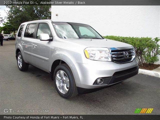 2012 Honda Pilot EX-L in Alabaster Silver Metallic