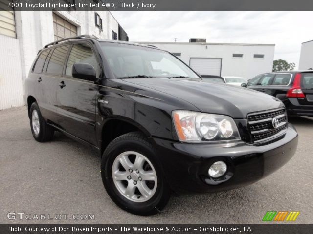 2001 Toyota Highlander Limited 4WD in Black
