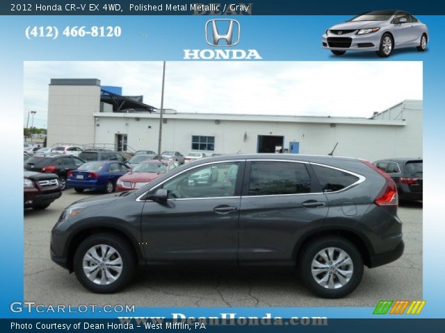 2012 Honda CR-V EX 4WD in Polished Metal Metallic