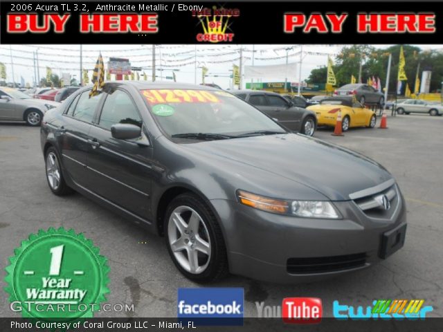 2006 Acura TL 3.2 in Anthracite Metallic
