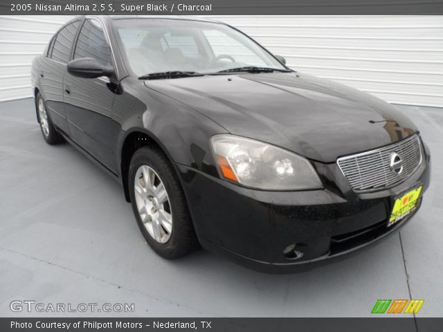 2005 Nissan Altima 2.5 S in Super Black