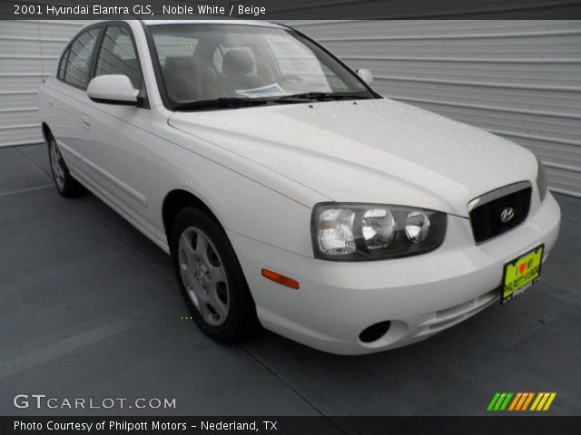 2001 Hyundai Elantra GLS in Noble White