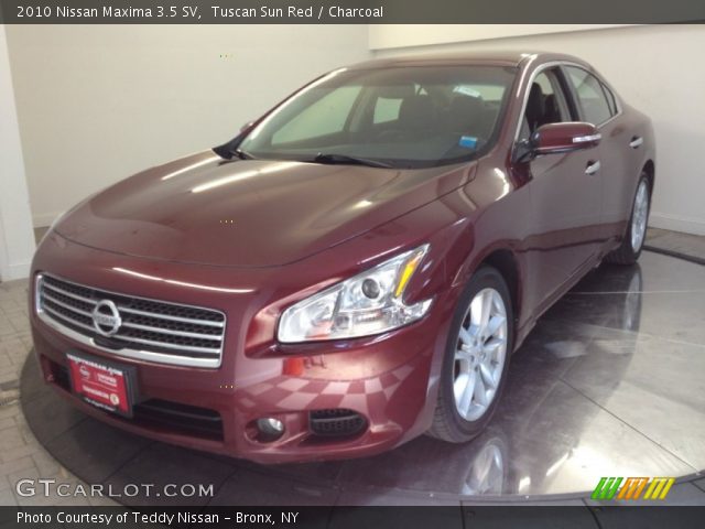 2010 Nissan Maxima 3.5 SV in Tuscan Sun Red