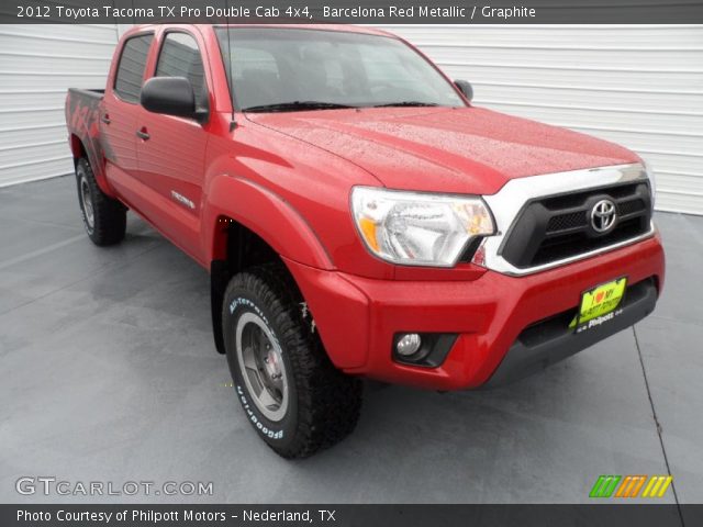2012 Toyota Tacoma TX Pro Double Cab 4x4 in Barcelona Red Metallic