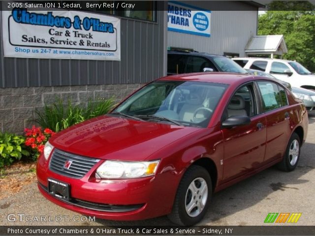2005 Saturn ION 1 Sedan in Berry Red