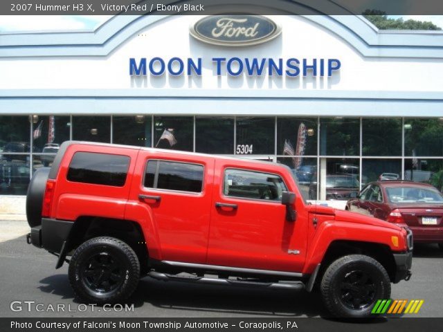 2007 Hummer H3 X in Victory Red