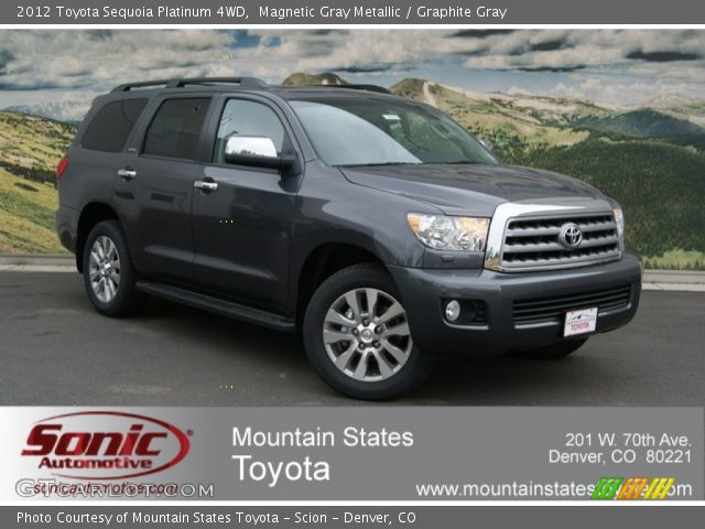 2012 Toyota Sequoia Platinum 4WD in Magnetic Gray Metallic