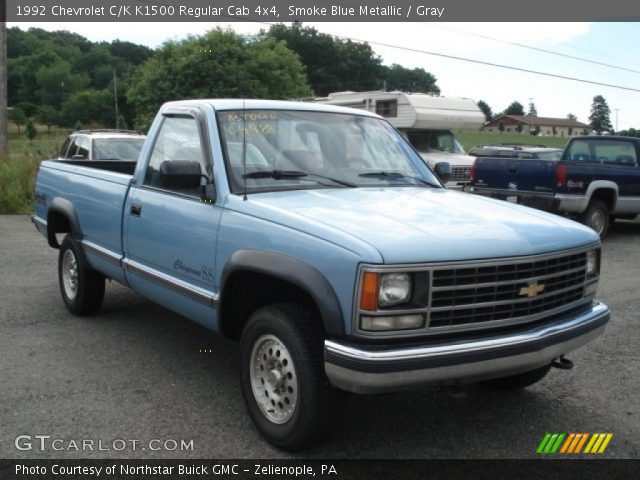 1992 Chevrolet C/K K1500 Regular Cab 4x4 in Smoke Blue Metallic